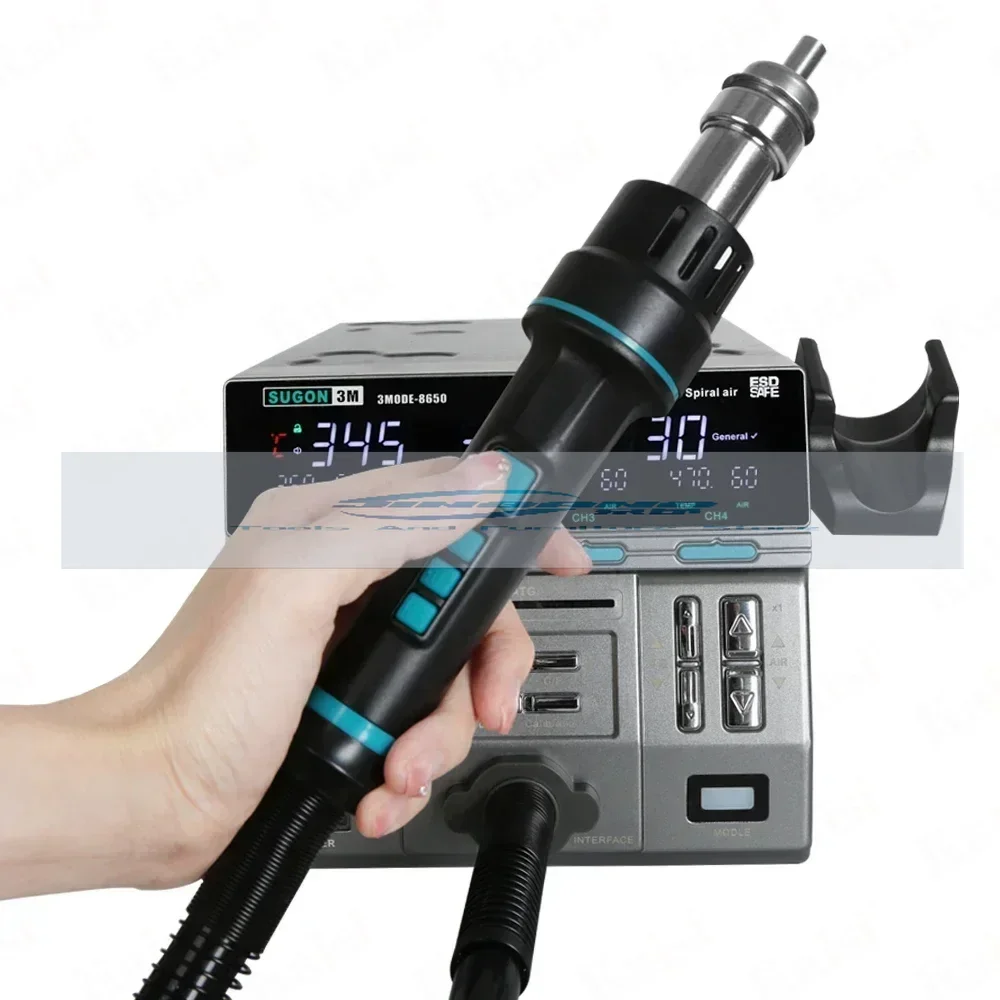 New 3 Mode Sugon 8650 Soldering Rework Station Hot Air Rework Station Blower Machine for Mobile Repair