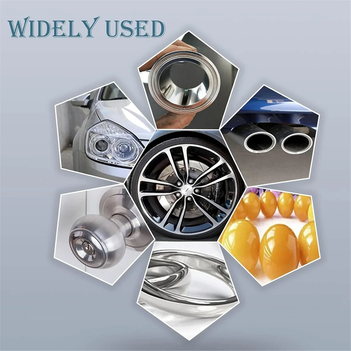 A20M Metal Buffing Polishing Compound for Buffing Wheel, Buffing Wheel Compound, Coarse to Fine 6PCS