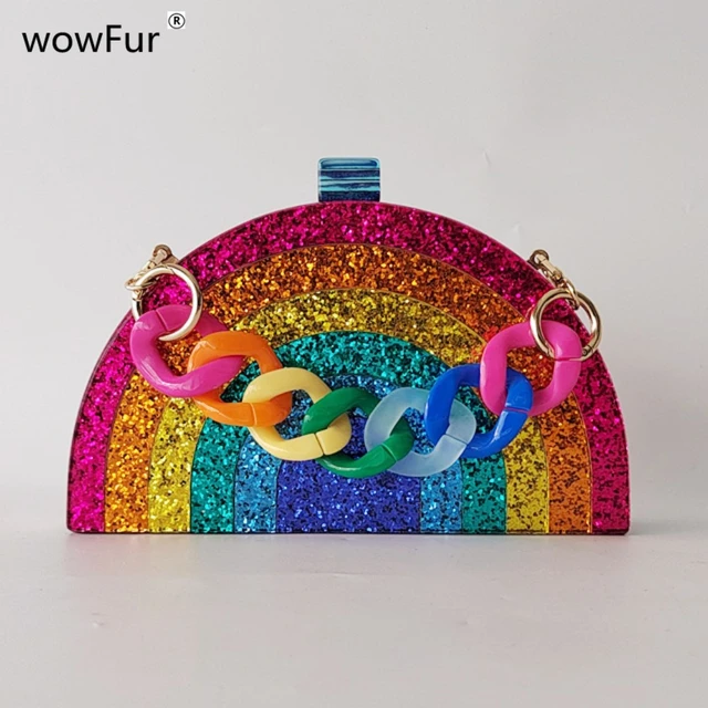 Abstract pink and blue painted acrylic clutch, Matt 2024 finished multicolored acrylic clutch, Evening clutch, Party clutch