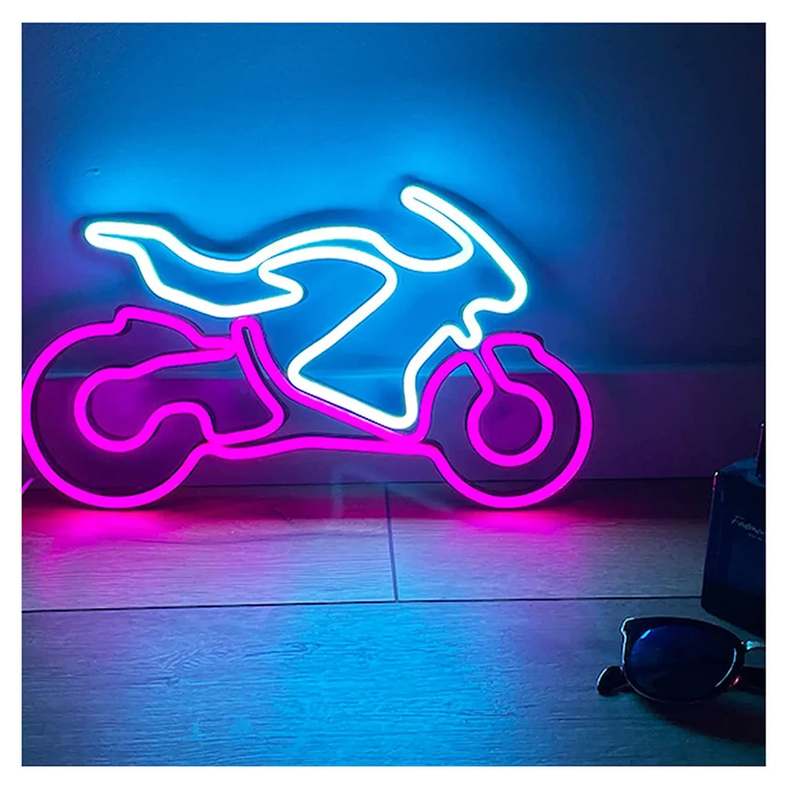 Motorcycle Neon Sign Motorbike Led Light Wall Art Hanging Home Living Room Decor Sport Motorbike Room Wall Decor Gifts for Him