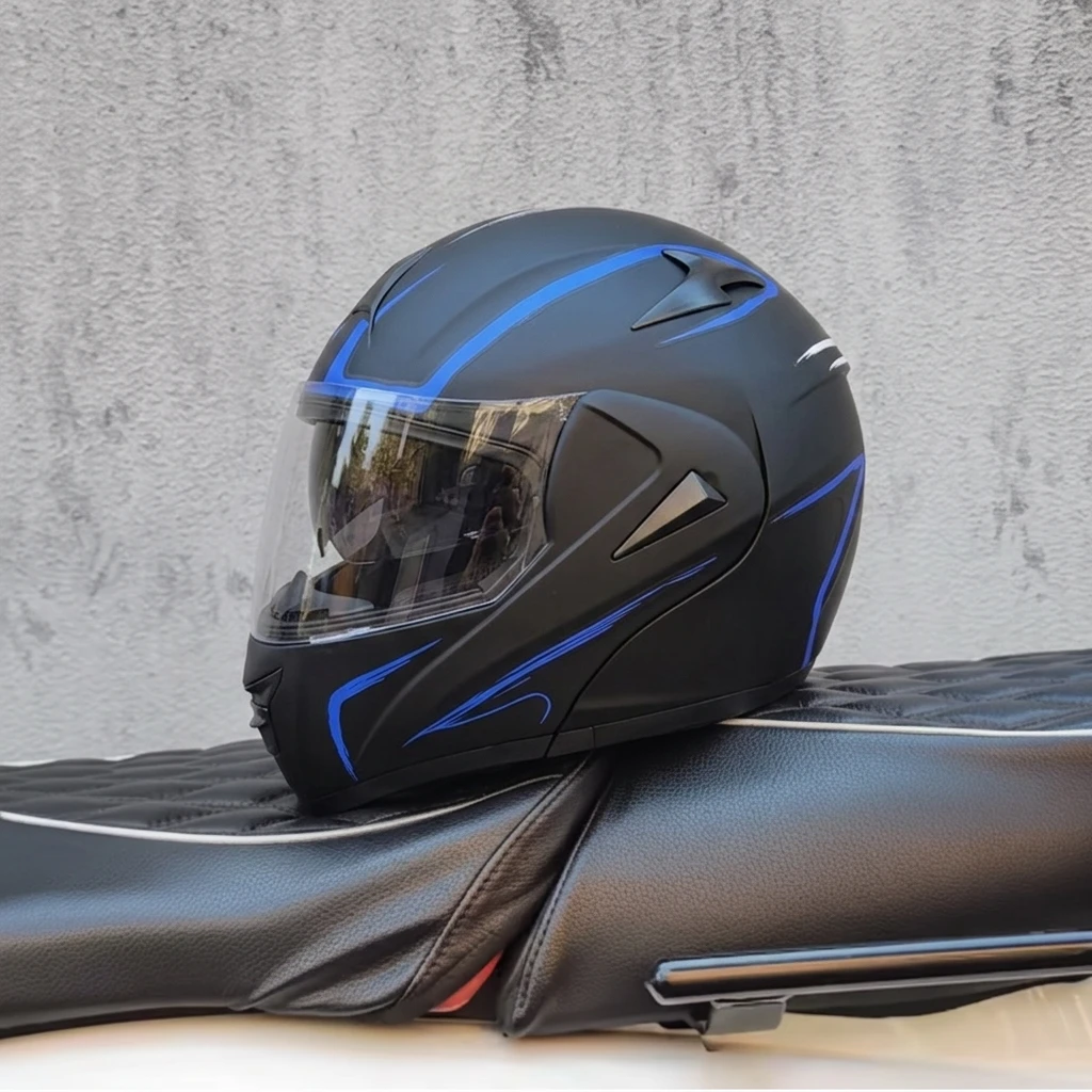

MRC Motorcycle helmets Double Visors Modular Flip Up helmet DOT approved Full face casque moto racing Motocross helmet DOT