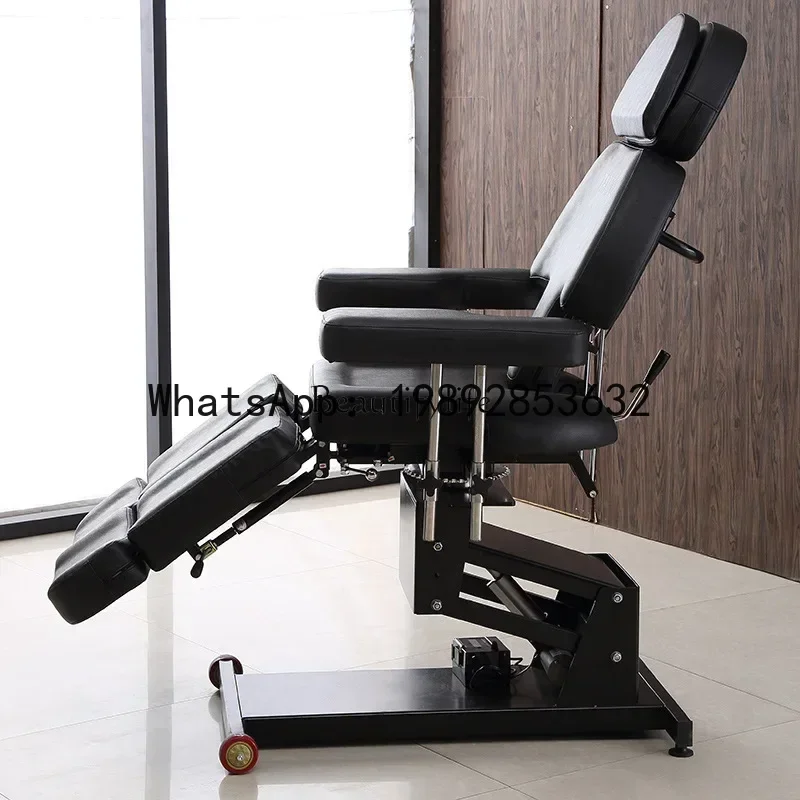 LL 06Electric Multi-functional Tattoo Embroidery Beauty Bed Recliner Split Leg Lift Tattoo Bed