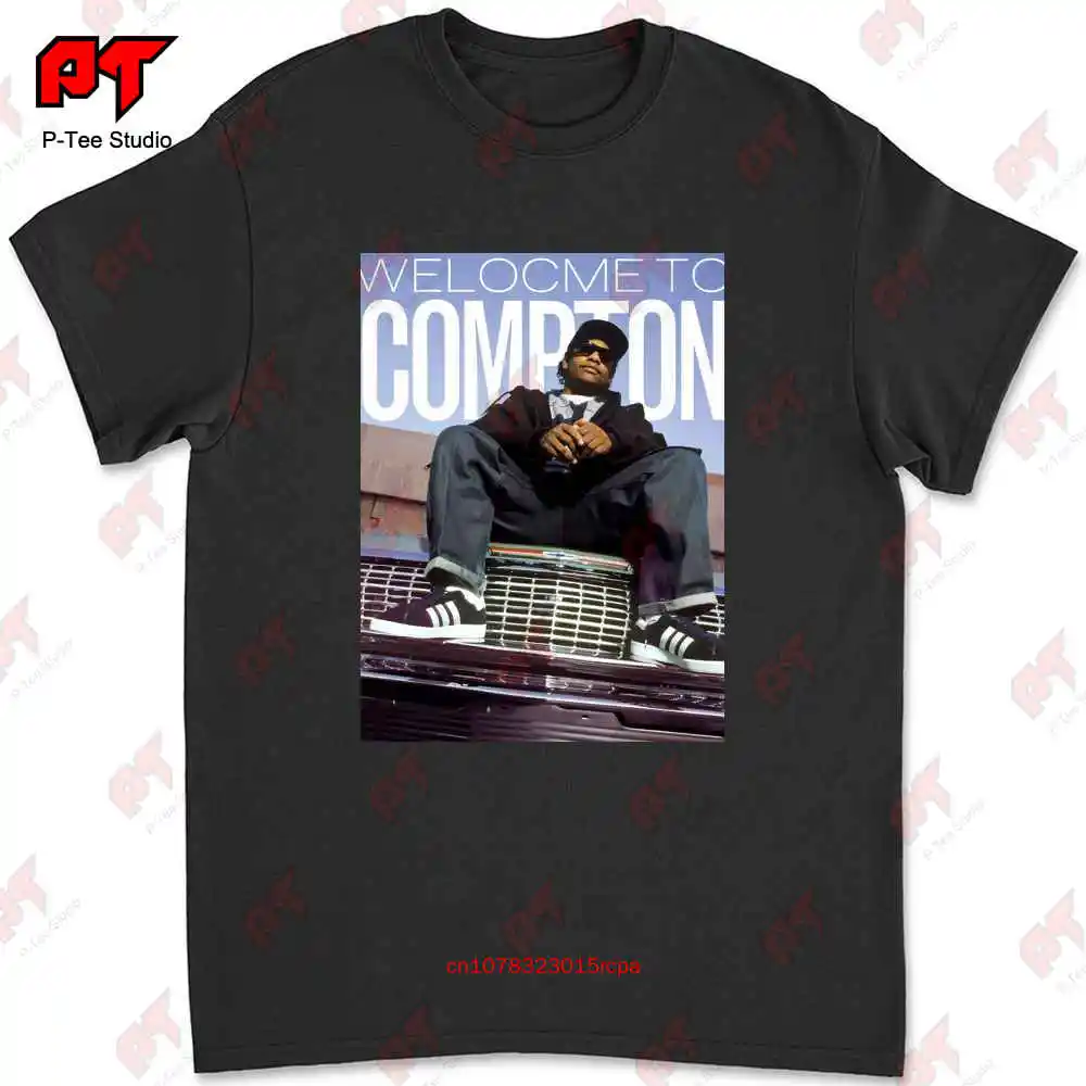 Retro Eazy E Welcome To Compton T Shirt Black S 4Xl Cc1892 N5NY