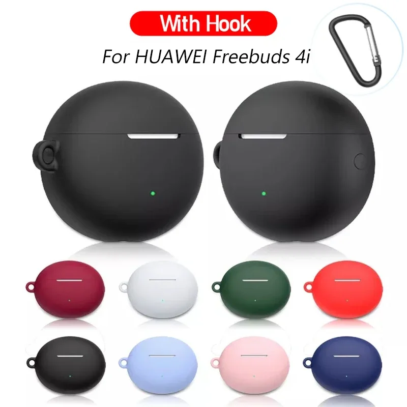 

Earphone Protector Cover for Huawei FreeBuds 4i Headset Silicone Protective Shell Anti-lost Earbuds Cases for FreeBuds 4i Fundas