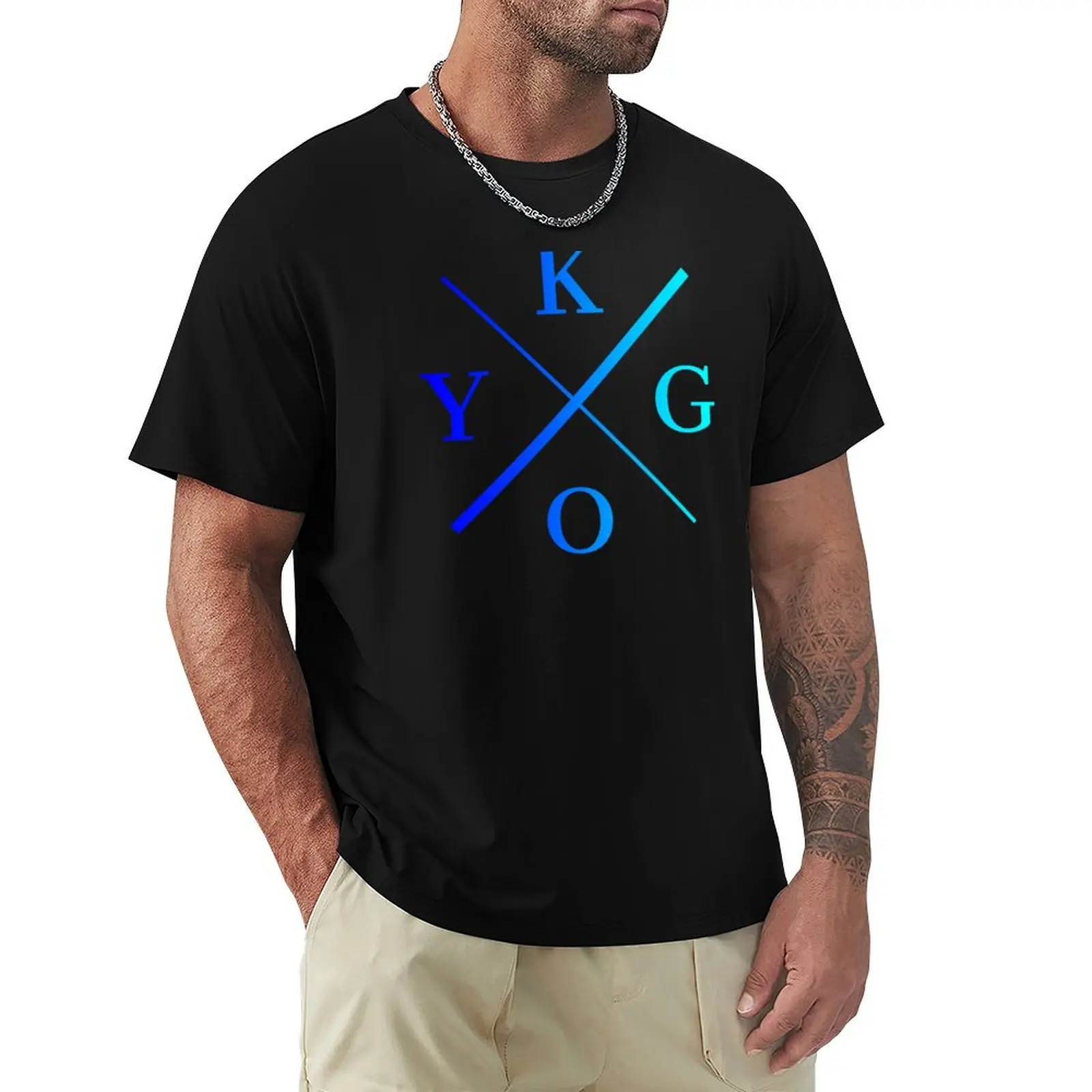 Kygo saturated sky T-Shirt Modern Print Casual T-Shirt