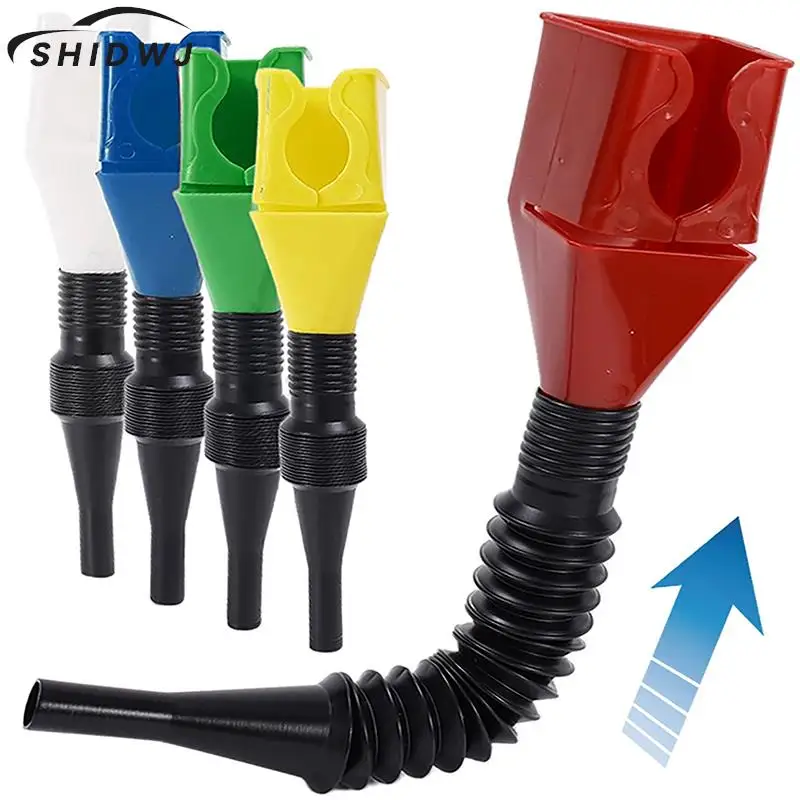 Plastic Car Motorcycle Refueling Gasoline Engine Oil Funnel Filter Transfer Tool Oil Change Filling Oil Funnel Accesorios