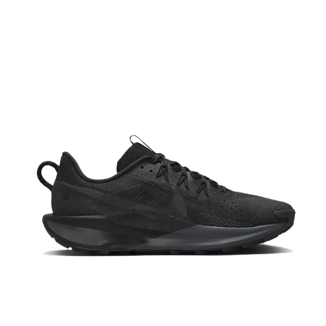 Nike Original Pegasus Trail 5 Lightweight Comfort Men's and Women's Low Top Nike Reactx Foam Trail Running Shoes Charcoal Black