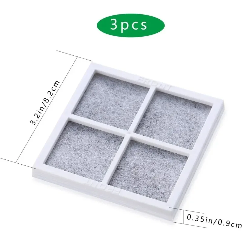 3PCS Fresh Air Filter,  for LG LT120F Series Refrigerator Air Filter , Refrigerator Freezer Air Filter Replacement Parts
