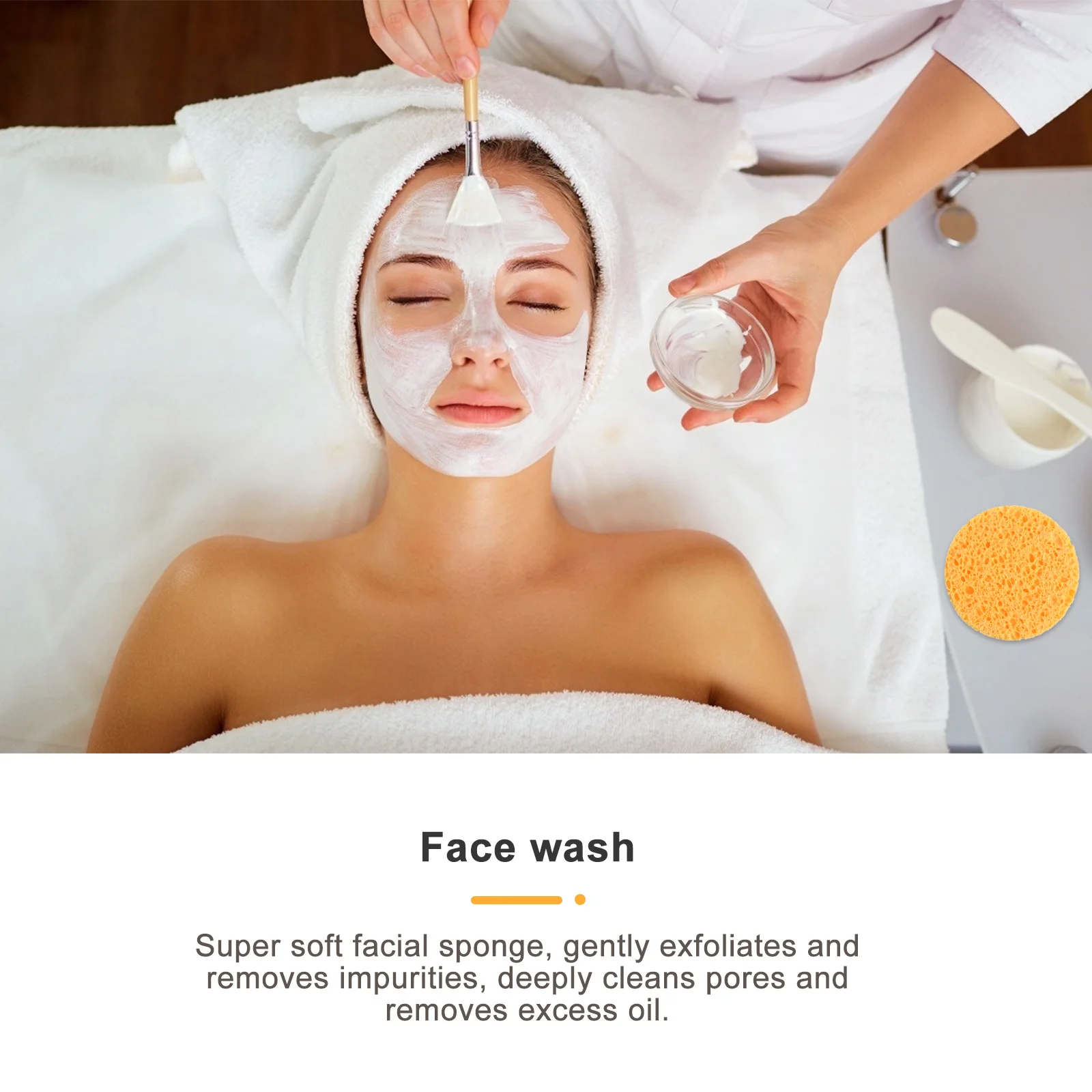 10Pcs Makeup Remover Puff Facial Cleansing Pads Soft Exfoliating Sponge Pads for Daily Face Cleaning Accessories