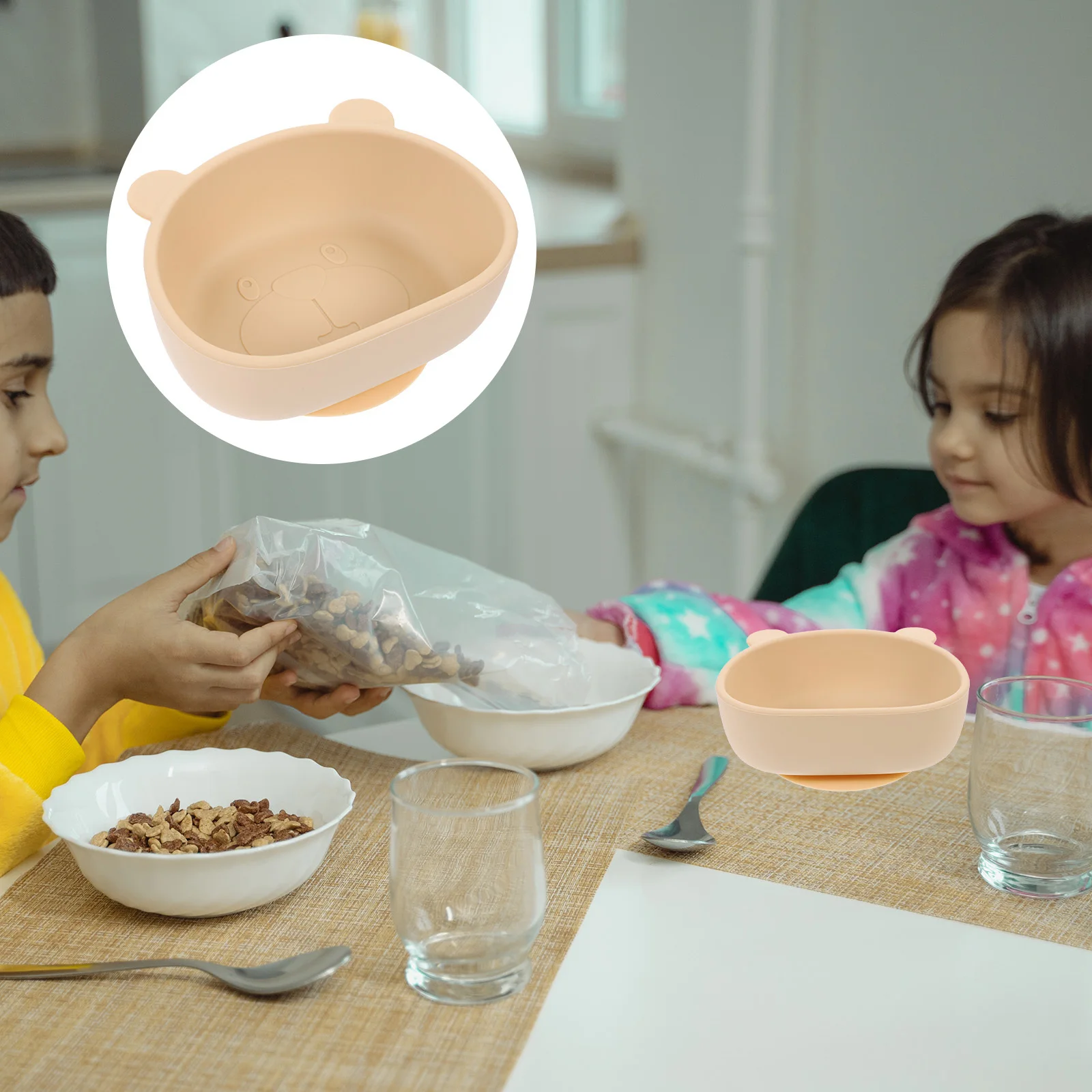 

Миска для малышей на присоске, детские миски для кормления, силиконовые тарелки для младенцев, детские тарелки для еды, независимая еда, дизайн против проливания, ребенок