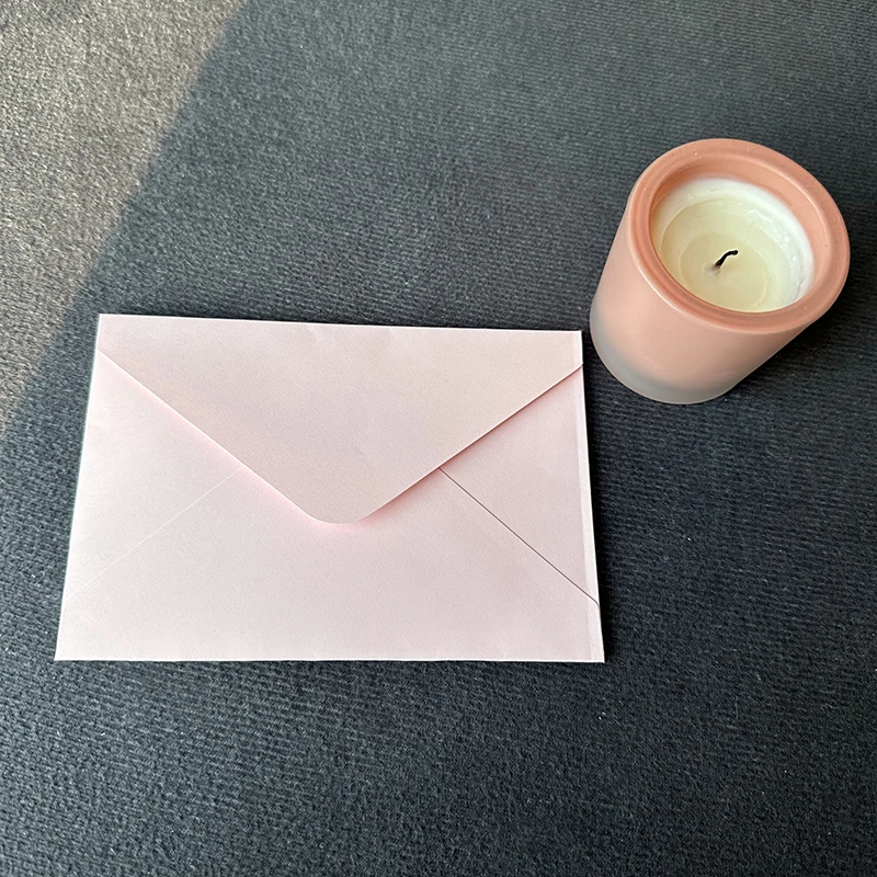 Enveloppes épaisses de haute qualité, enveloppe rose pour faire-part de mariage, carte postale de visite, emballage cadeau, 250g, 10 pièces par lot, 256