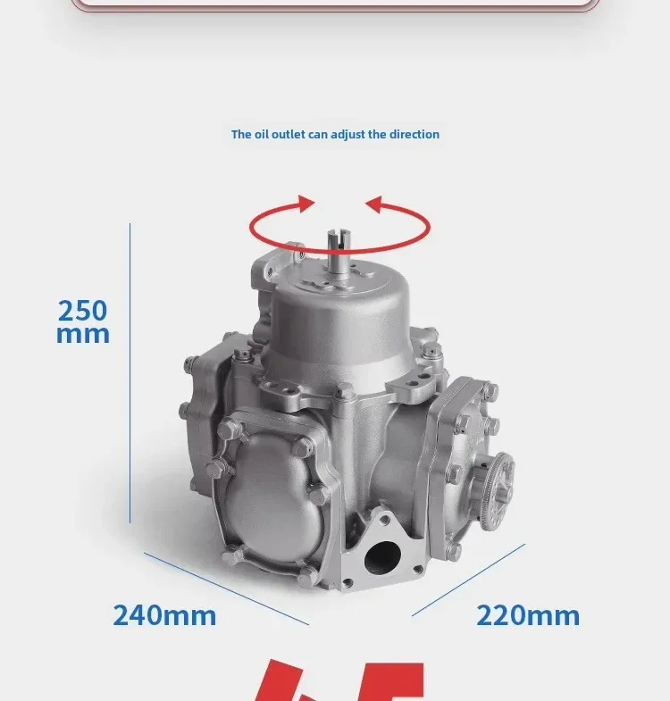 High precision 05/50/65 flowmeter piston type refueling machine Flowmeter refueling machine accessories