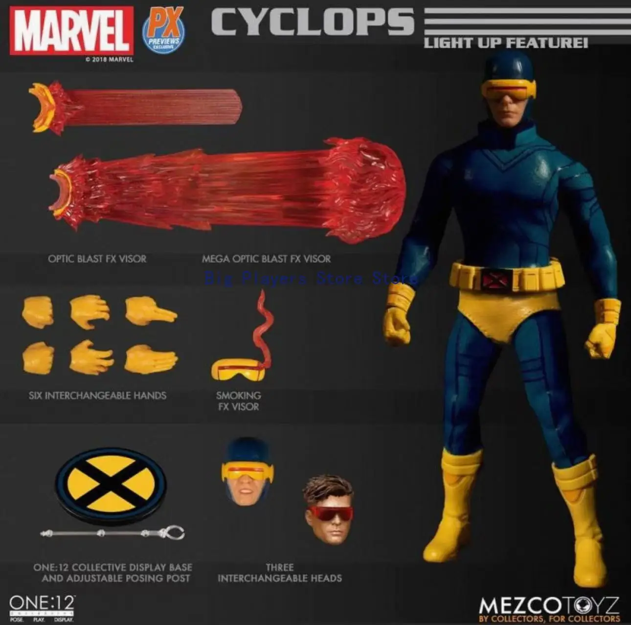 В наличии Mezco Ant ONE: 12 PX версия 6-дюймовой тканевой подвижной куклы Cyclops