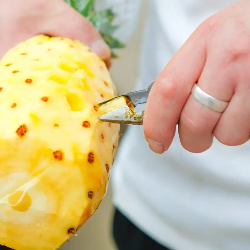 newly Stainless Steel Strawberry Huller Pineapple Removing The Stem And Eye Clip Of Vegetables And Fruits Useful BHL1123-cat view 3