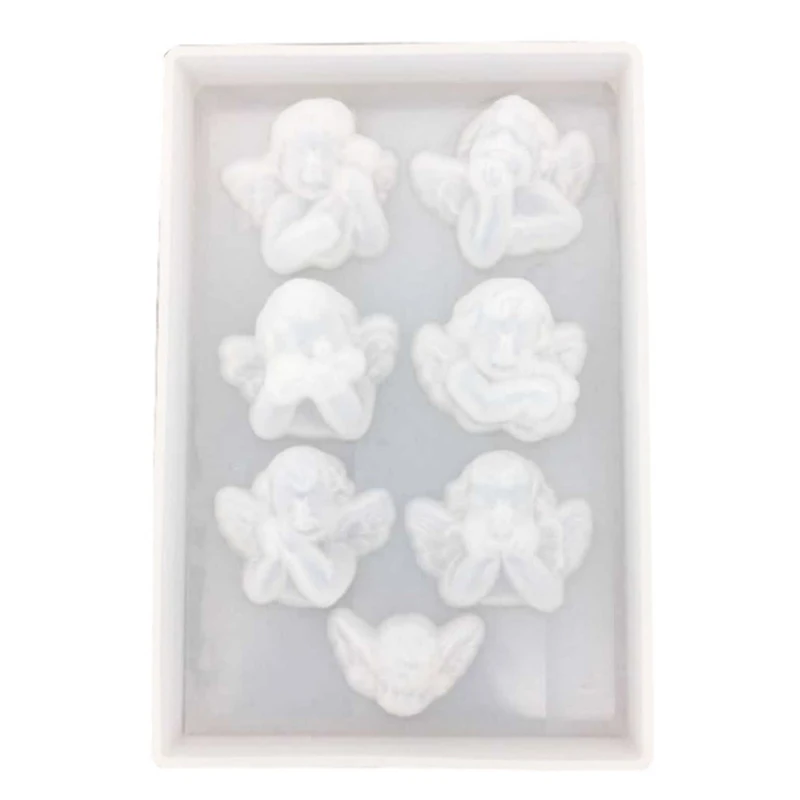 9Pack X(Shape Silicone Mold for Resin DIY Clay UV Epoxy Resin Molds Pendant Jewelry Tools Mould) - view 3