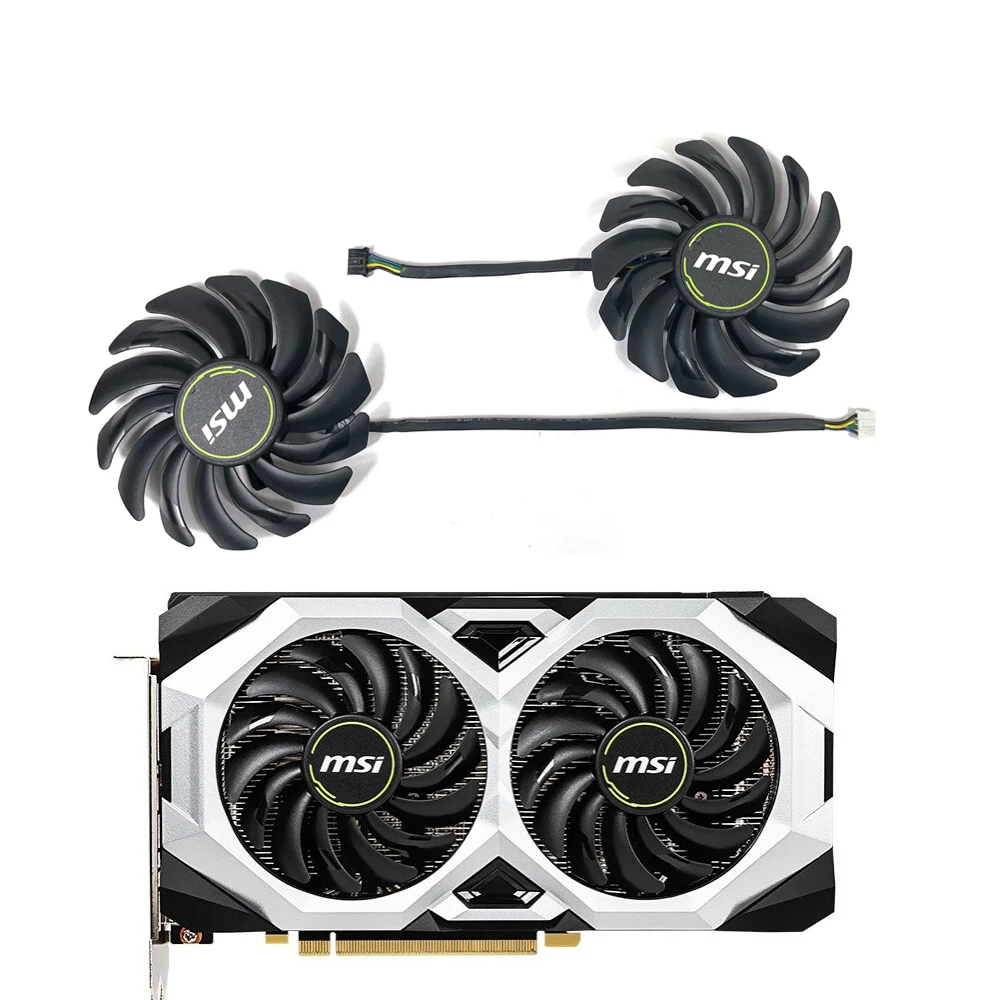 

original 87mm PLD09210S12HH Cooler Fan For MSI GeForce RTX 2060 2070 2080 Super VENTUS XS OC Graphics Card Fan