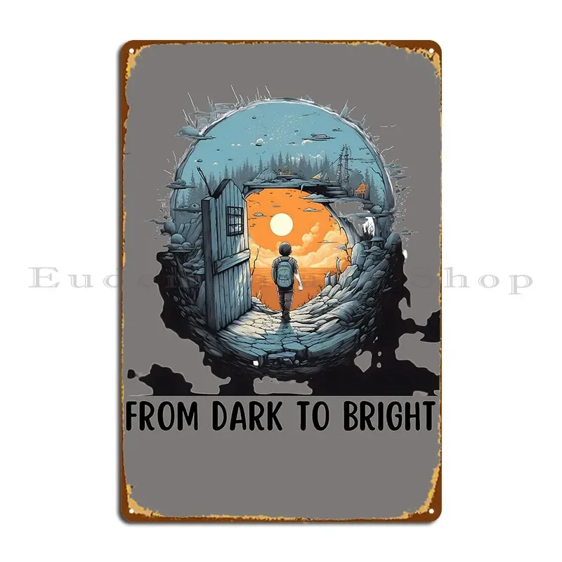 Portal To A New World Metal Sign Poster Customize Designing Cinema Home Printed Tin Sign Poster