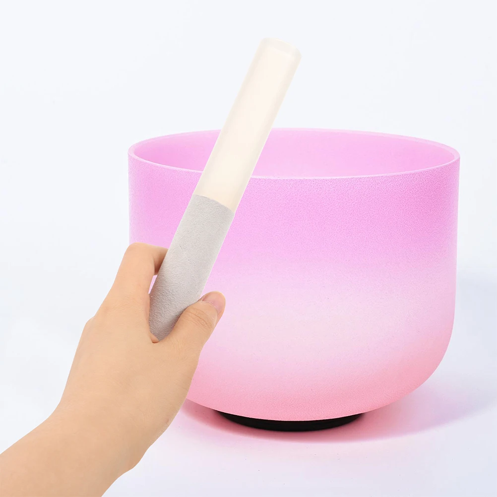 

2pcs Crystal Stick Acrylic Hollow Solid Meditation Sound Therapy Musical Instrument Singing Bowl Mallet