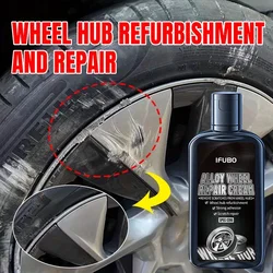 Professional wheel hub Scratch Repair paste - Easily sand aluminum and steel rings