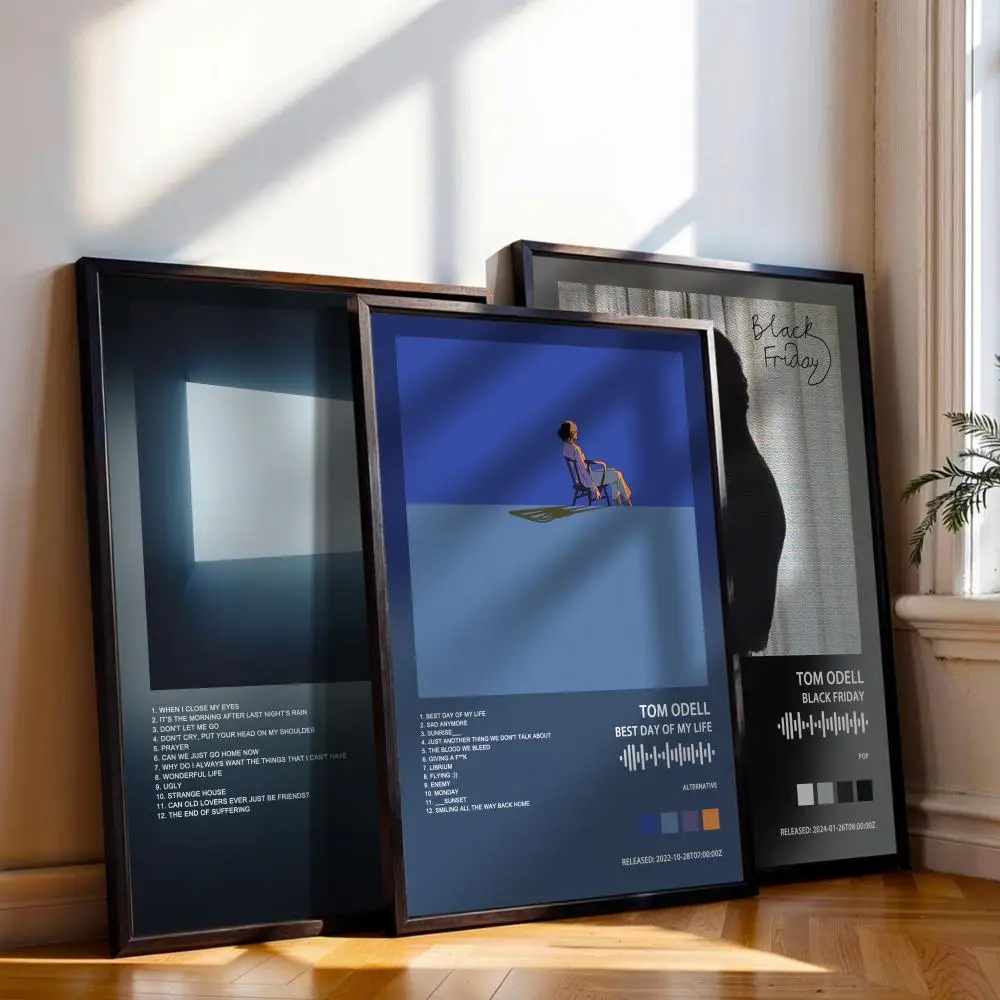 Póster Art Cover canciones música Rap pared pegatina de papel impermeable para sala de estar decoración del hogar Toms Odell