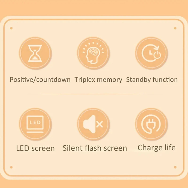 BAAG-60 минут визуальный аналоговый таймер милый бесшумный поворотный таймер кухонный таймер часы обратного отсчета для детей и взрослых время