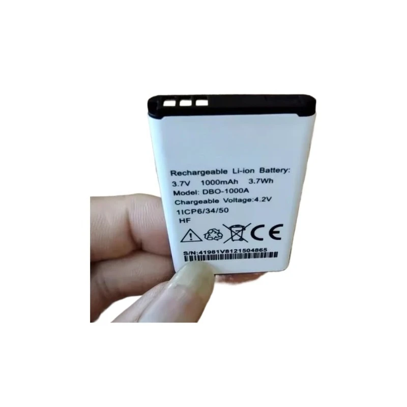 1000mAh High Qualty DBO-1000A Battery for DORO 1372 / 2404 / 1370 Rechargeable Battery Replacement Bateria 3.7V