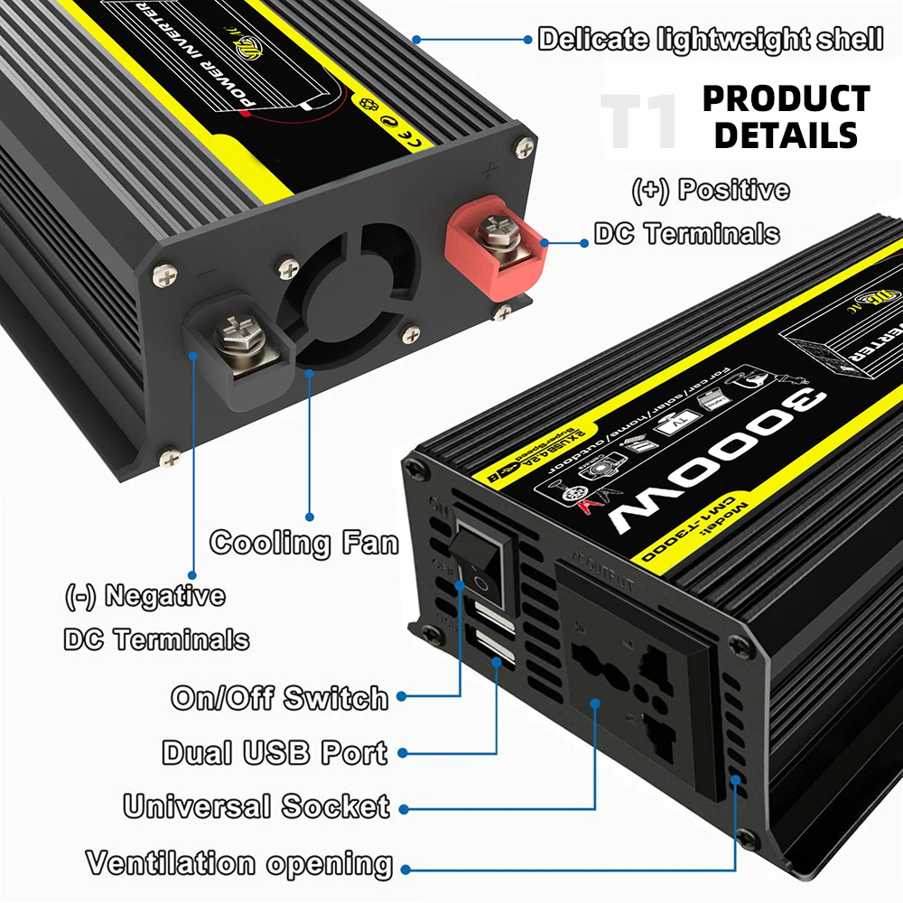 3000w Inverter Solar Power System Sets Portable Outdoor Power bank Storage Kit Solar System Camping equipment for home  supplies