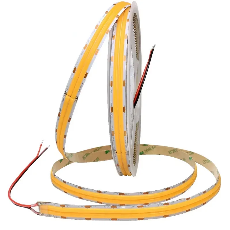 5m Bright 23w/m LED COB Strip 624 leds/m 24v LED Soft Tape 3000k Nature White 3900k 4000k 4200k 6000k Ceilling Wall Cabinet