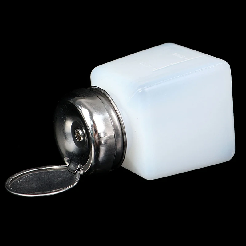 Frasco Recarregável Vazio com Bomba Dosadora de 100-250ml para Removedor de Esmalte, Líquido UV Gel, Limpeza de Unhas e Acetona