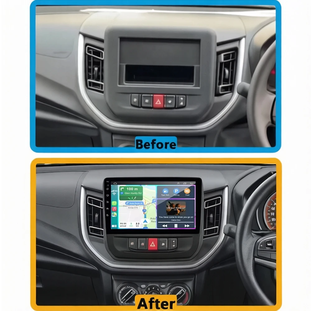 Android 16 Carplay Auto For Suzuki Celerio 2014 2015 - 2023 Car Radio GPS Navigation Wireless Video WIFI 4G Stereo Player 360 Ca