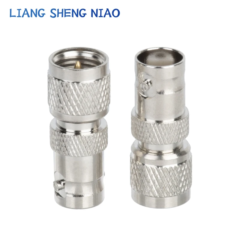 1pcs Mini UHF PL259 SO239 TO BNC Connector MiniUHF Male Jack To BNC Female Plug RF Coax Connector Straight Adapter Crossover sub