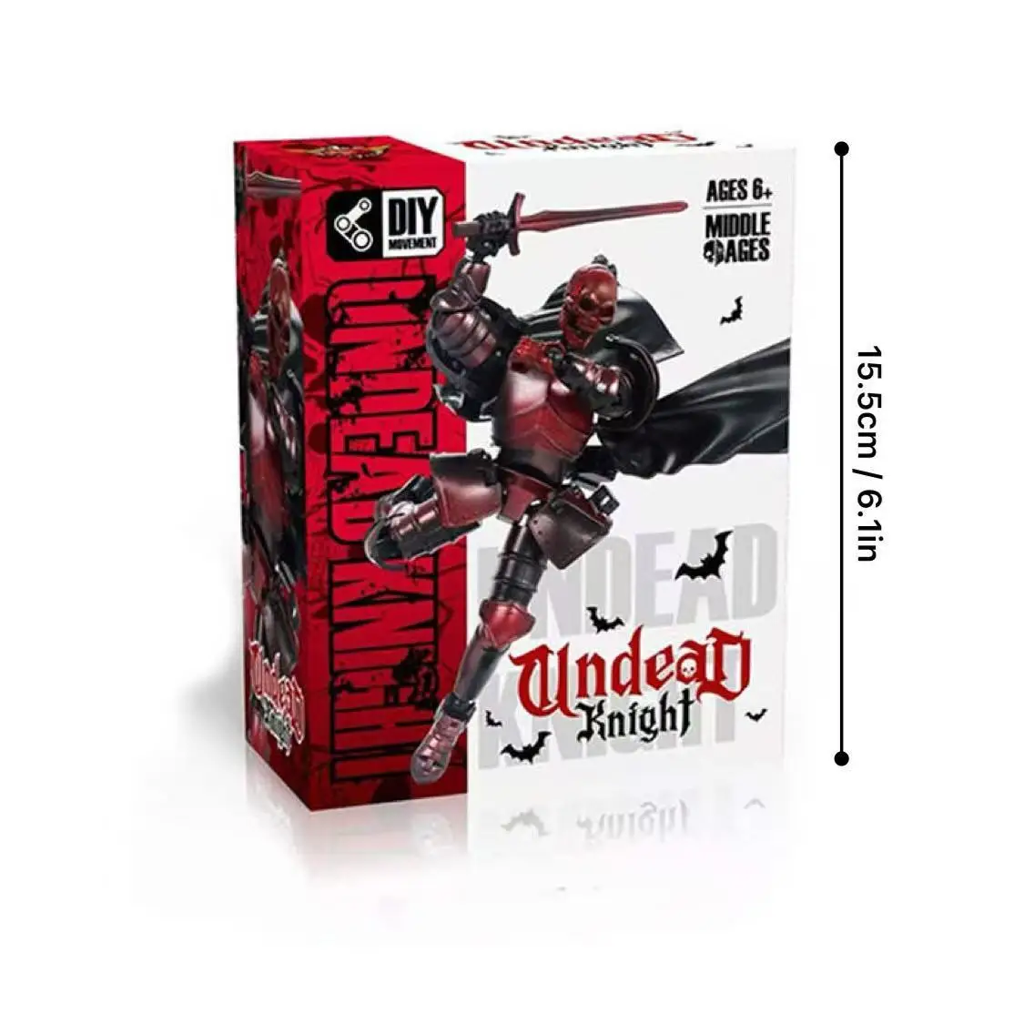 لعبة أولاد ميكا نايت متعددة المفاصل مصممة حديثًا، تحت عنوان هيكل عظمي، تحمل شخصًا، درعًا، ونموذج الساموراي #5