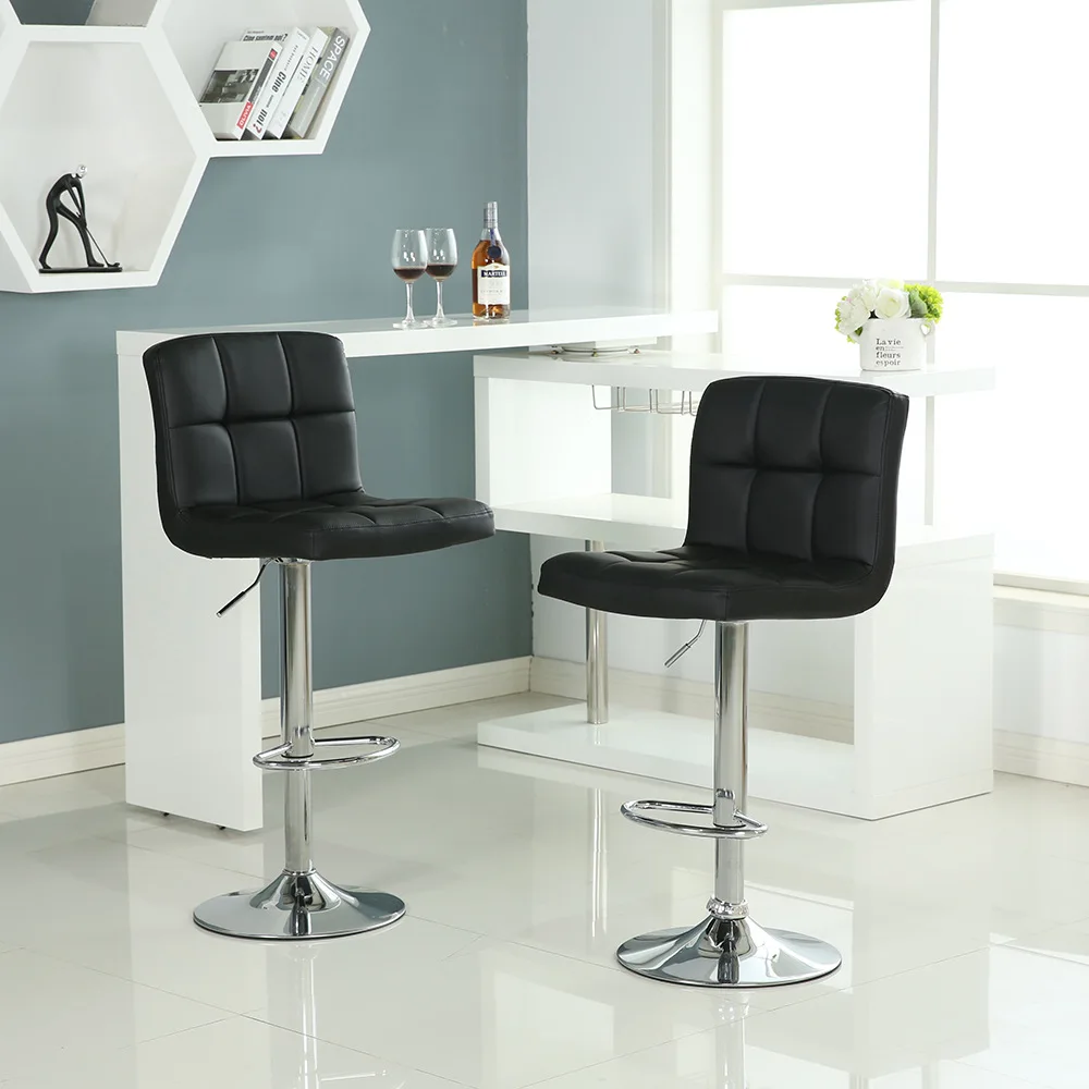 Bar Stool High Chair Home Bar Chair Lift Rotating Bar Chair Front Desk Stool Checkout Page Rotating Backrest Seat