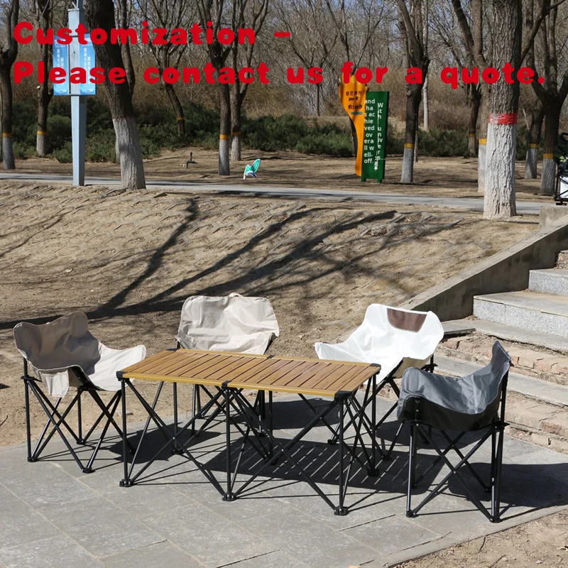 custom.Ruida Southeast Asia Model Modern Outdoor Furniture Folding Moon Chair Ultra-Light Portable Car-Mounted Camping Picnic Fi