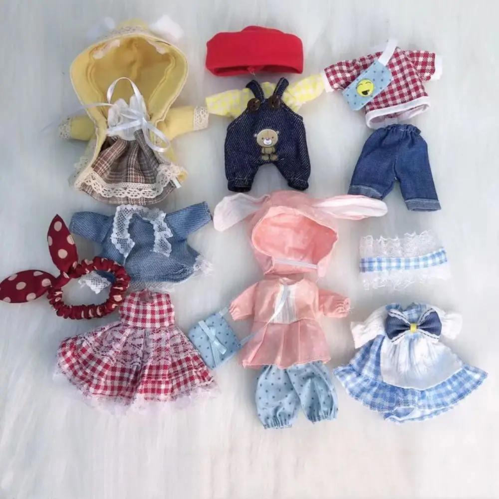 16cm New Fashion Dress Up Accessories OB11 Doll Clothes Suit 1/8 Bjd Baby Clothes Dress Skirt