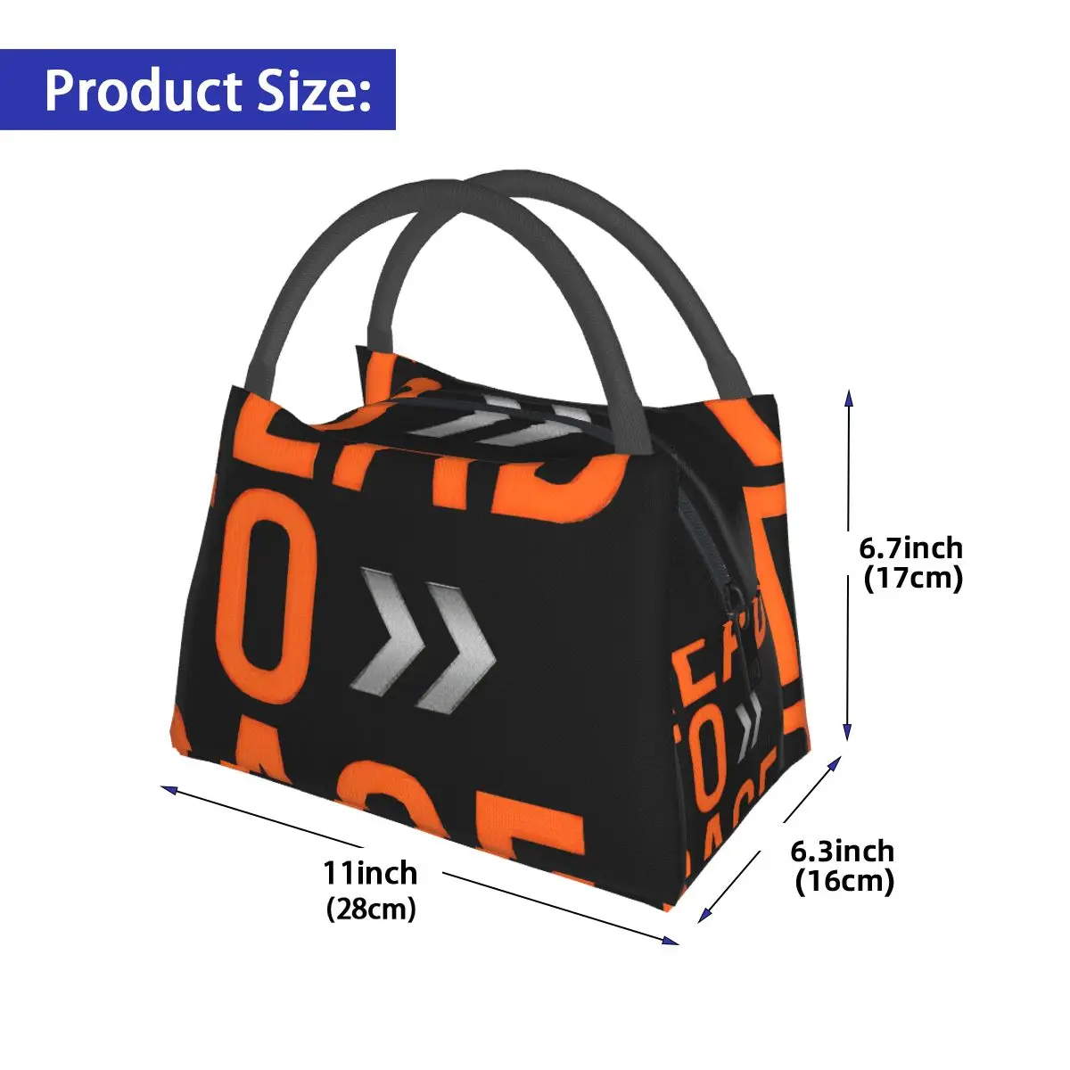 Ready To Race Logo Portable insulation bag for Cooler Thermal Food Office Pinic Container