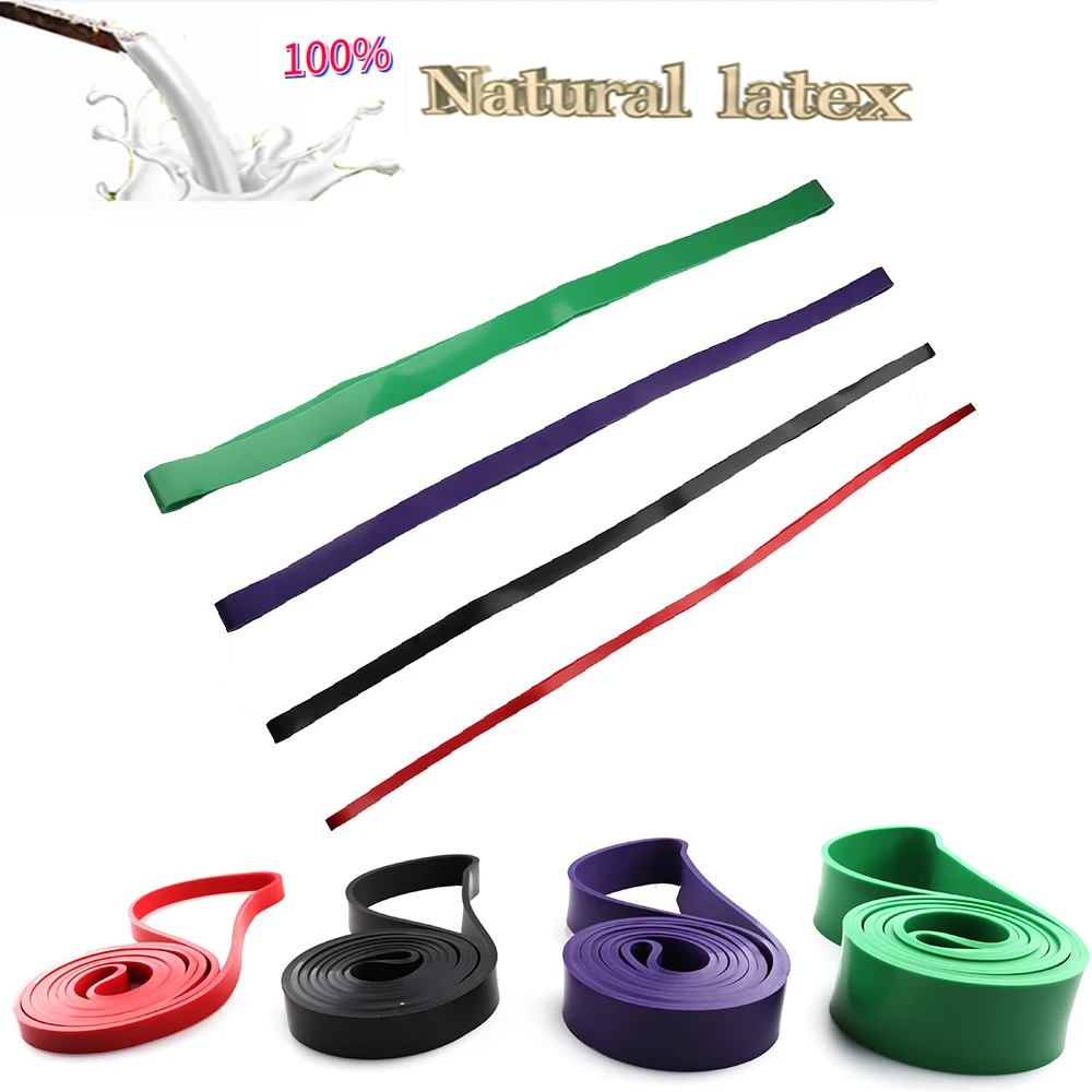 Latex Resistance Bands for Fitness Train Gym Pilates Pull Up, Crossfit Power Expander Hanging, Yoga Loop rope ,208cm