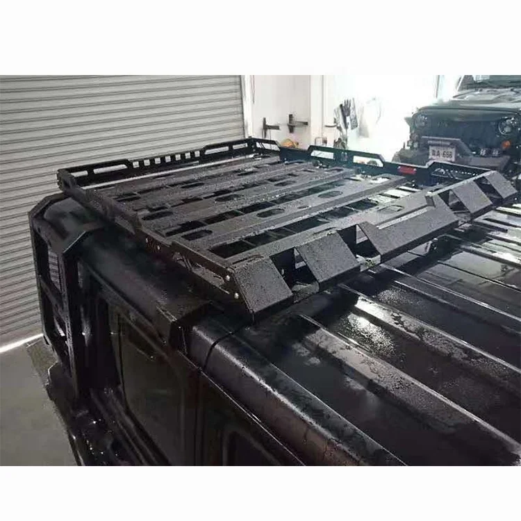 JK JL Luggage Carrier Roof Rack With 2 Ladders For Jeep Wrangler