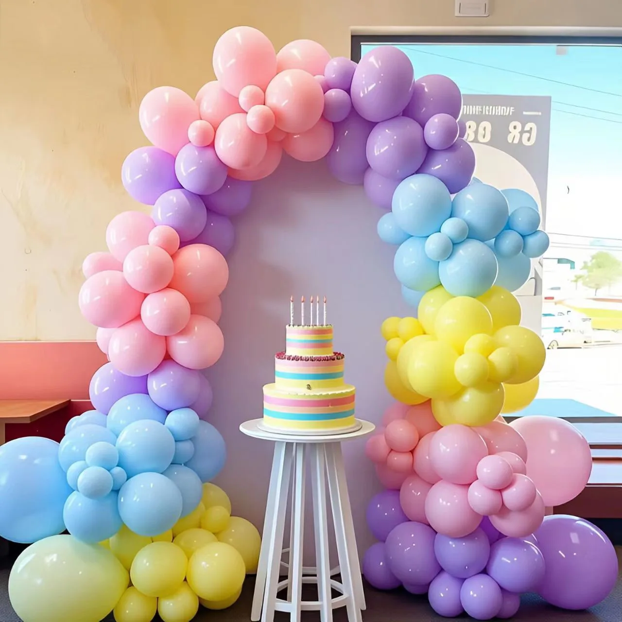 

Macaron Colored Balloons 5-36 Inch Thick Latex Engagement Wedding Party Arch Birthday Party Atmosphere Candy Colored Balloons