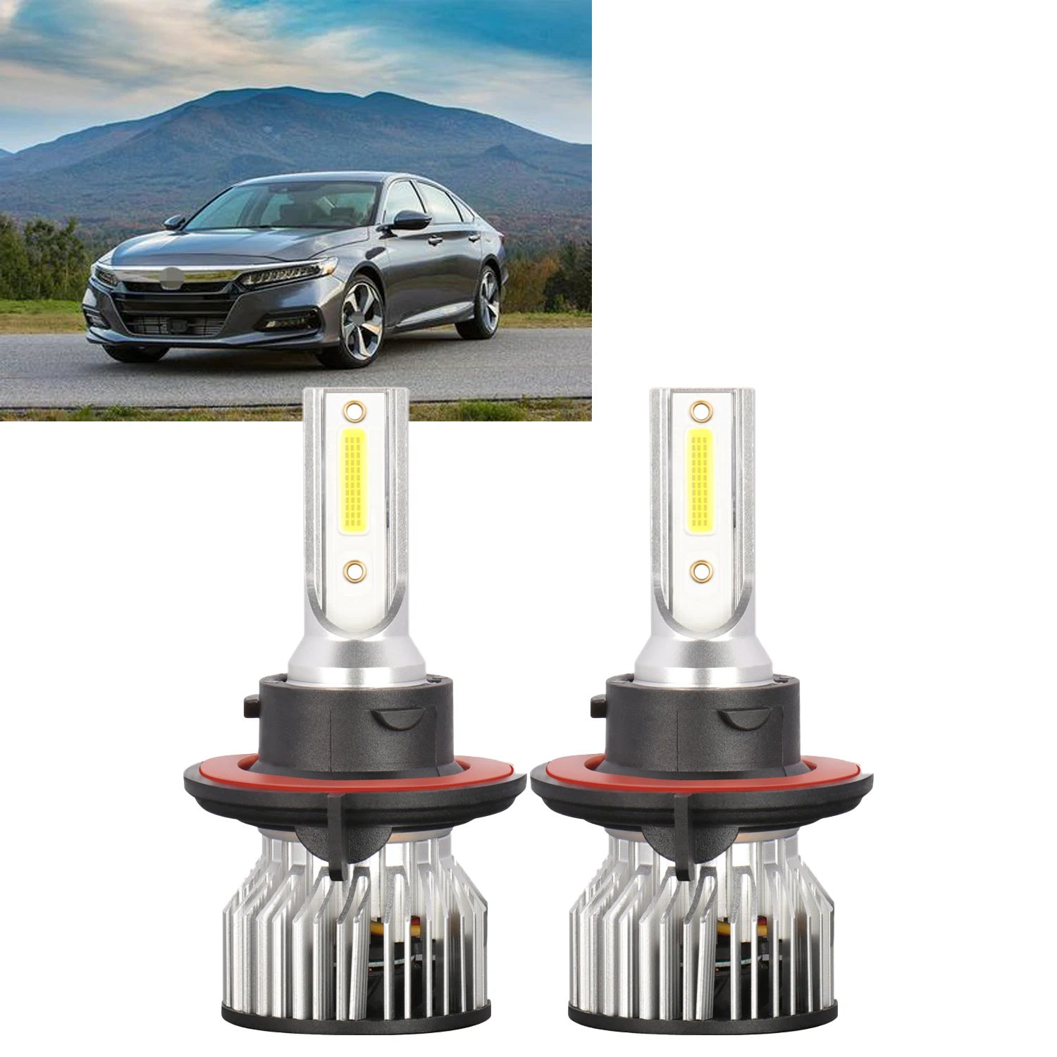 110W LED Car Headlight Bulbs H13 COB Chips LED Light 15000LM 1:1 size Headlamps for Car Vehicles