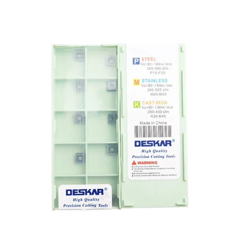 

Deskar Spmg050204 Spmg060204 Spmg07t308 Spmg090408 -pg Lf6018s Lathe Cutter Tool Carbide U-drill Turning Blade For Stainless