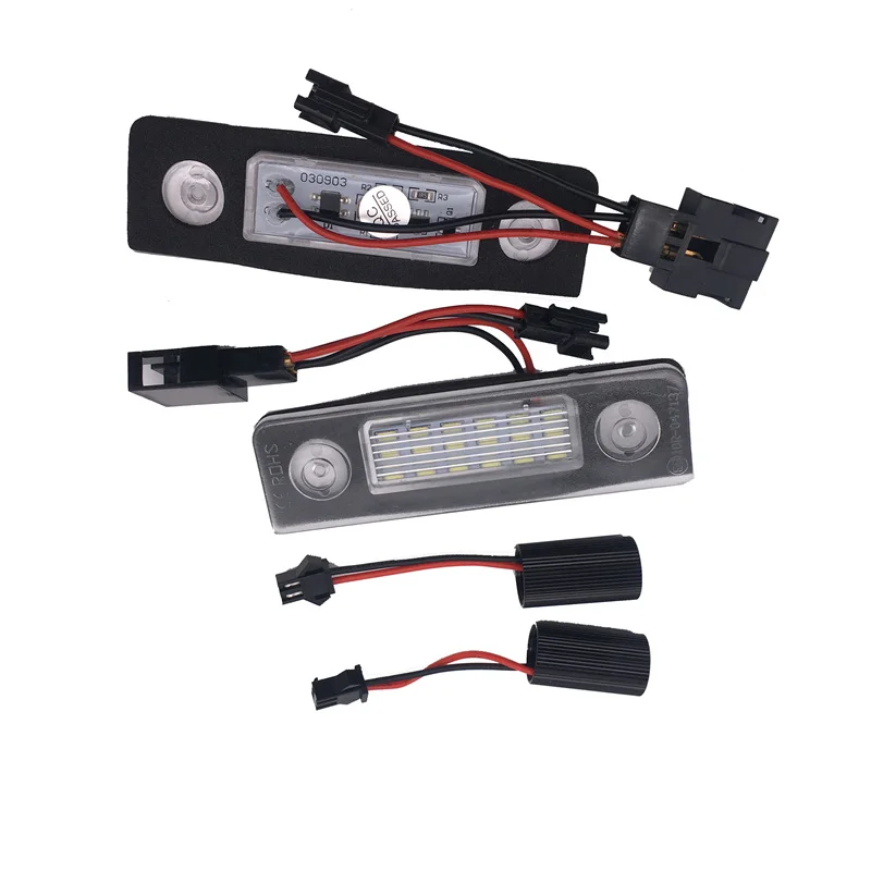 

2 шт. светодиодный автомобильный номерной знак для Skoda Octavia 2 Facelift 2009-2012 Facelifted 2003-2012 Roomster 5J 2006-2010
