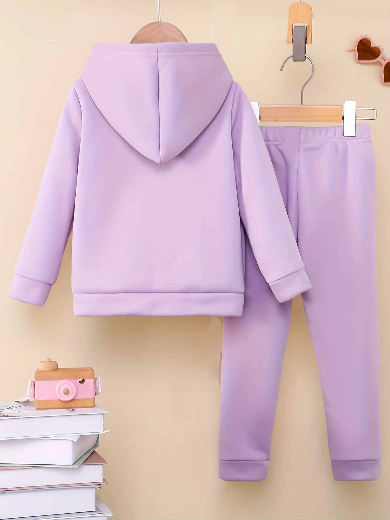 Spring Baby Girls Hooded Clothes Set Kid Unicorn Printed Hoodies Pullover Top and Pants 2 Pieces Suit Children Tracksuits