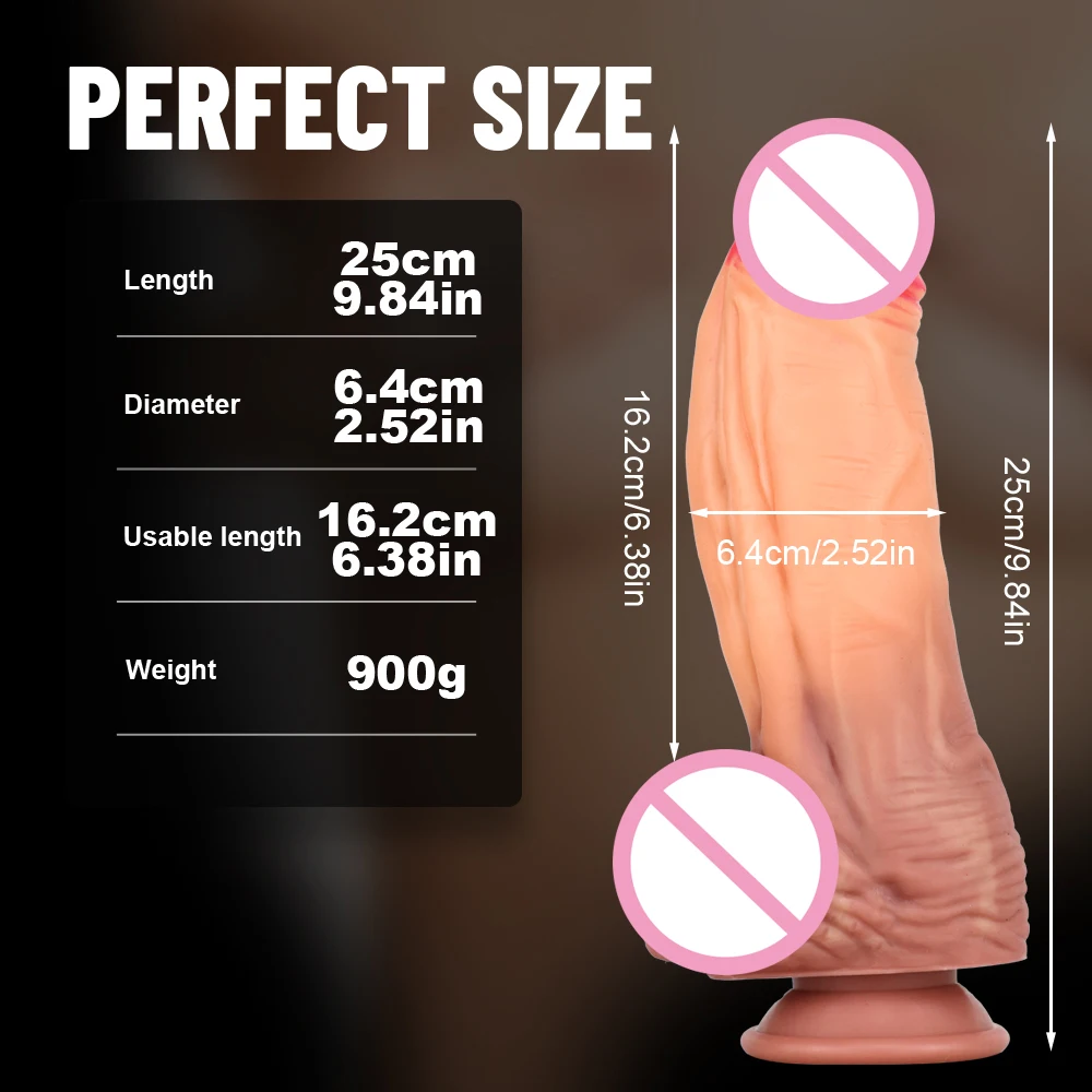 25cm Silikon Extra Große Dildo Dick Anal Stecker Lesben Künstliche Penis Sex Werkzeug für Männer Prostata Massage Lieferungen Für Erwachsene