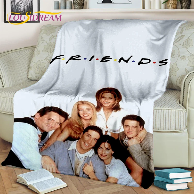 Classic Central Perk Friends TV Show Blanket,Soft Throw Blanket for Home Bedroom Bed Sofa Picnic Travel Office Cover Child Gift