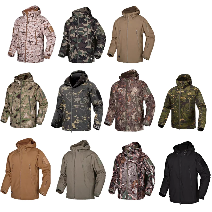 Chaqueta táctica cortavientos para caza – resistente viento frío - imagen 3
