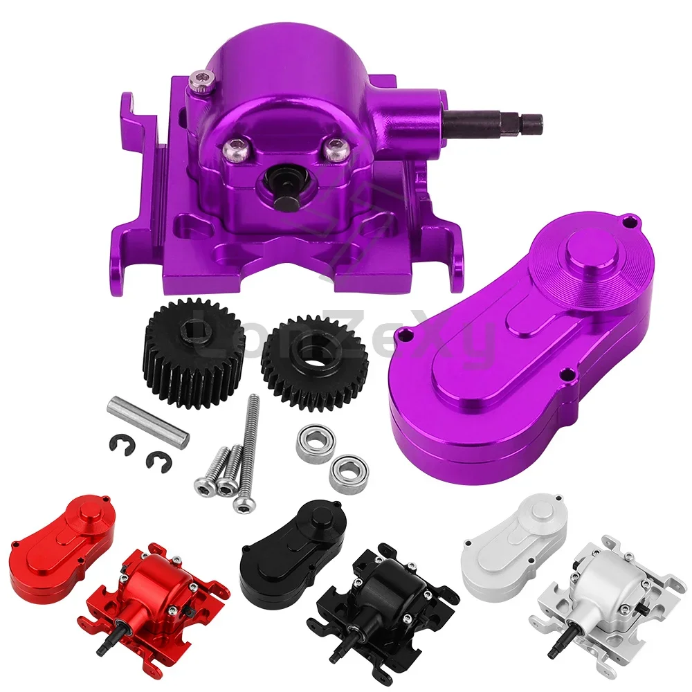 1PC Alloy Side Gearbox Assembly For Losi 1/18 Mini LMT RC Monster Truck Upgrade Parts Black Red Silver Purple 77.6g