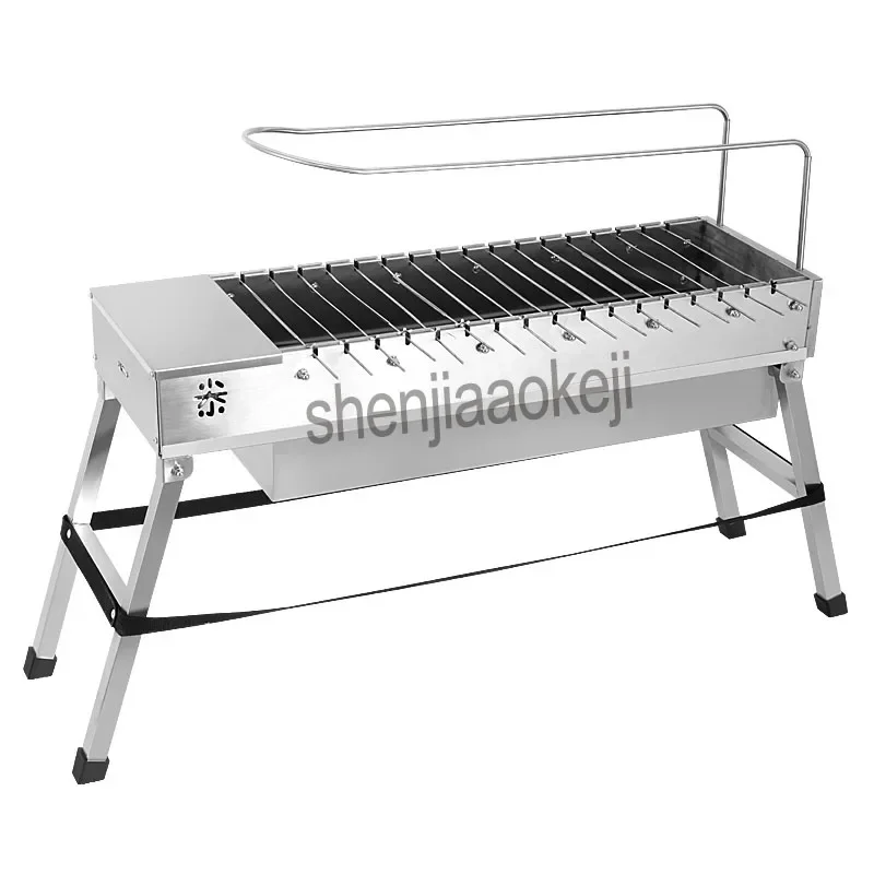 Electric Grills & Electric Griddles Stainless Steel Barbecue Machine BBQ furnace Outdoor Household  Flip Electric BBQ Grills 1pc