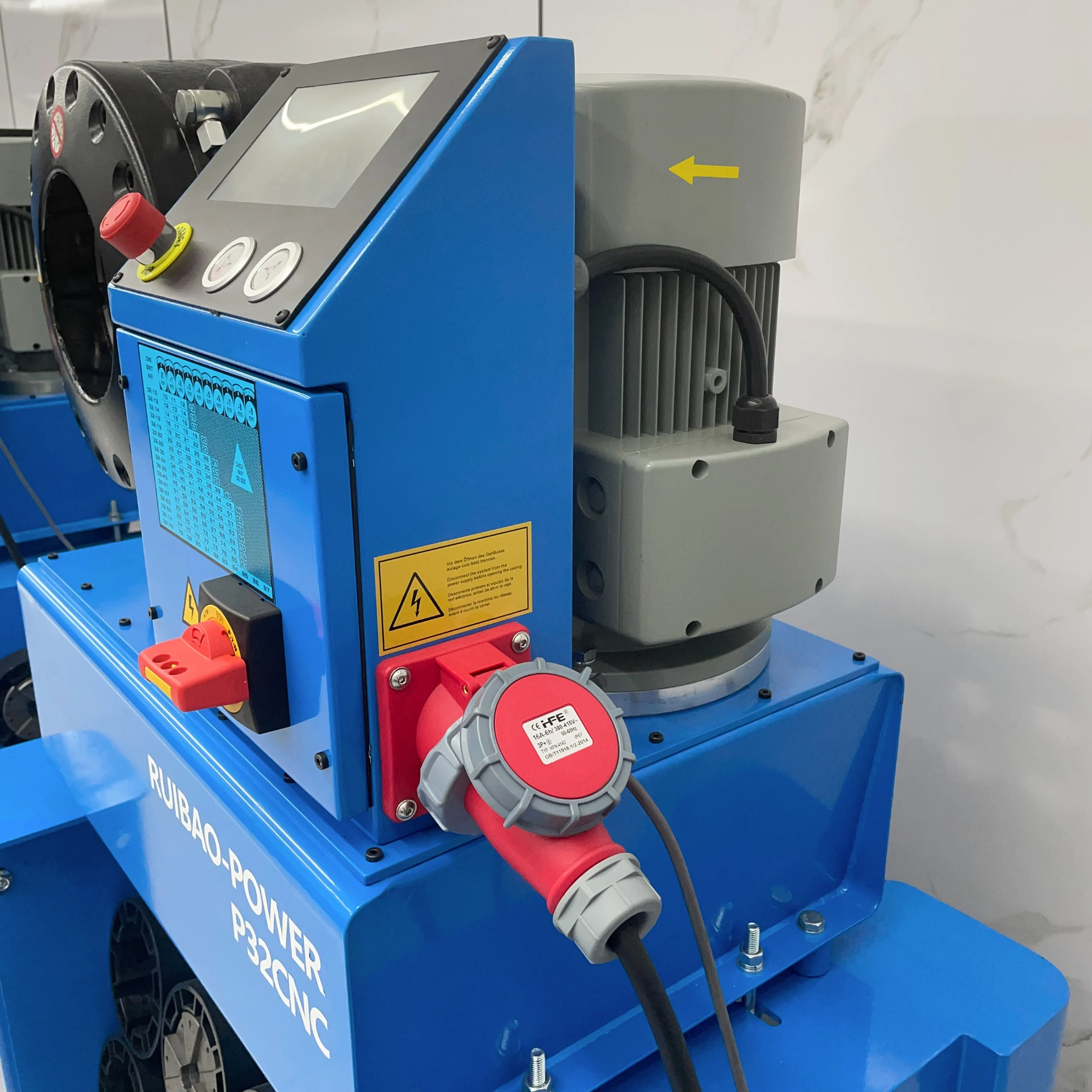 6-87mm P32 CNC Hydraulic Hose Crimping Machine Highly Efficient Quality Low Price Pump Engine Motor Included