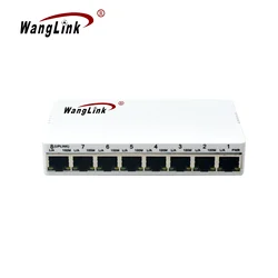 Wanglink 10/100M Reverse PoE 8 Ports Passive PoE with PSE and VLAN button compliant PSD and PD